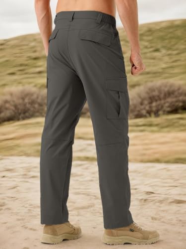 Image of TOPLOT Men's Cargo Pant | Straight Fit Design | Multiple Utility Pockets for Storage | Durable Construction with Comfortable Wear | Functional Everyday Style | Perfect for Casual & Outdoor (5216)