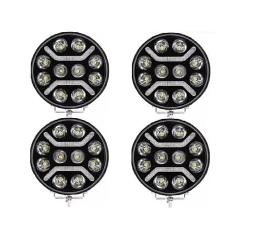 Phare de travail LED 12V 24V projecteur longue portée 9 pouces camion 4x4