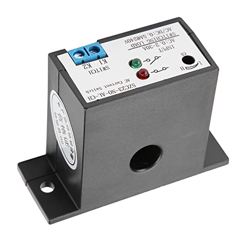 Interruptor de Corriente en Miniatura, Relés Relés de Monitoreo de Corriente Normalmente Abierto Relé de Monitoreo del Sensor de Amperios Ajustable 0.2-30a SZC23-NO-AL-CH Interruptor de Detección de C
