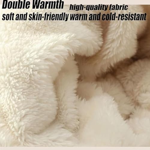 Emboadlie Winter Versatile Knitted Hooded Scarf for Women Beanies Hat and Set Hats Attached Snood Brim Beanie Windproof3