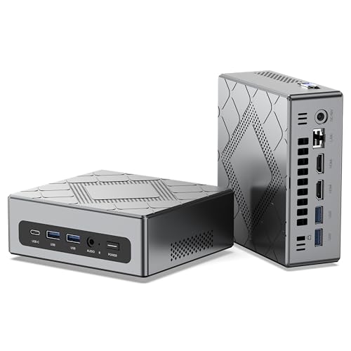 NiPoGi CK10 12600H Mini PC W11 Pro Ιntel Core i5 12600H(12C/16T 4 5GHz 18MB Cache) 16GB RAM 512GB M.2 NVMe SSD WiFi6/BT5.2/2*HDMI+ 1*VGA Triple 4K Display/Type C