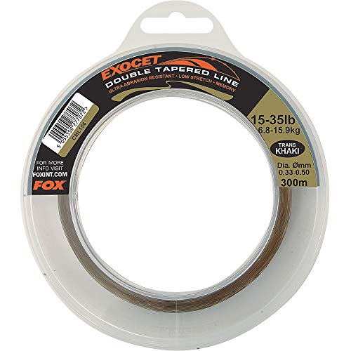 Fox Exocet® Double Tapered Trans Khaki - 0.33mm