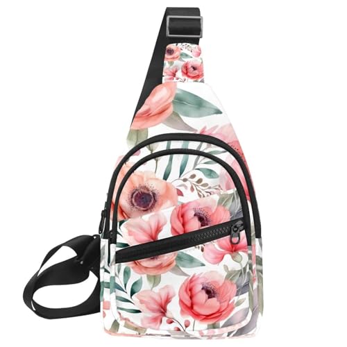 Bolso bandolera con flores para organizar tus pertenencias con comodidad