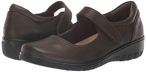 Chaussures plates Easy Street Archer finitions soignées marron - 7