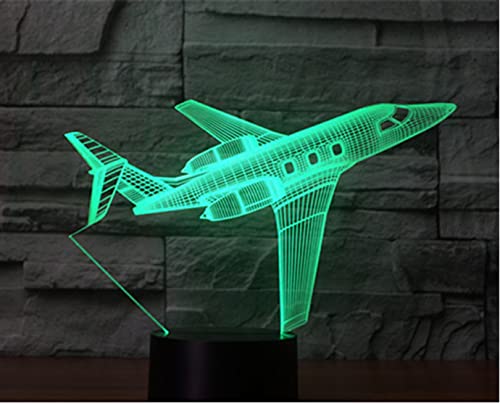 Lámpara 3D Avión para Niños con Control Remoto miniatura 3