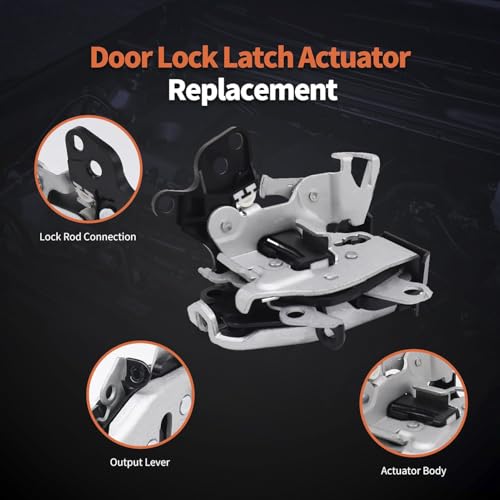 Image of HiSport Front Left Driver Side Door Lock Latch Actuator CL3A1521813CB Compatible with Ford Lincoln F-250 F-350 F-450 Expedition Super Duty Navigator 2010-2017
