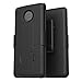 Encased Moto Z4 Belt Clip Case (DuraClip) Slim Fit Holster Shell Combo (Rubberized Grip) Smooth Black