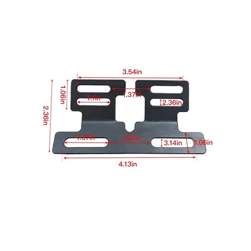 Support Universel de Support Plaque d'immatriculation Moto(R-152)