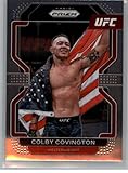 2022 Panini Prizm UFC #121 Colby Covington Official MMA Trading Card in Raw (NM or Better) Condition