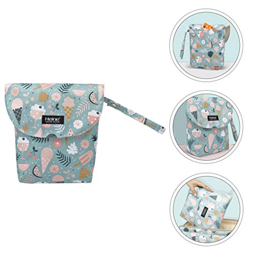 STOBOK Organizador de Fraldas de Bebê Bolsa de Armazenamento de Fraldas Pendurada Reutilizável Bolsa