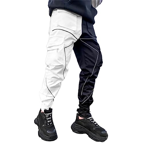 Pantalon de jogging cargo confortable anti-compression à taille élastique