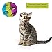 Zerodis Cat Toy Ball with Bell, Cat Plastic Jingle Balls Pet Toy Cats Kitten Plastic Cat Toys Jingle Balls Rattle Ball Toys Assortment Toys for Indoor Cats Kitten Jingle Rattle Toy