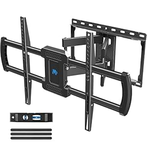 Mounting Dream TV Mount Bracket for Most 42-75 Inch Flat Screen TVs, Full Motion TV Wall Mounts with Swivel Articulating…