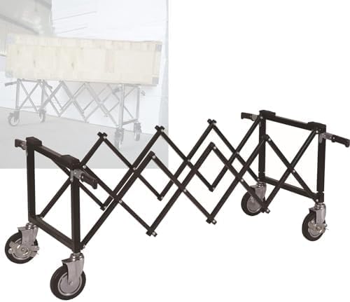 Generico Carrello da Campeggio Pieghevole, Carrello da Campeggio Portatile, Carrello Pieghevole per Spiaggia, Giardino Esterno, Picnic, Carrello per barella funebre - Porta bara Pieghevole in Lega di