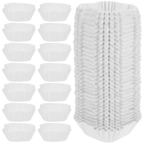 FOMIYES 1000 Pirottini di Carta Quadrati per Cupcake e Muffin, Resistenti ad Alte Temperature, per Pasticcerie, Cucina Domestica e Eventi, Porta Pirottini Pratico per Dolci e Moon Cake
