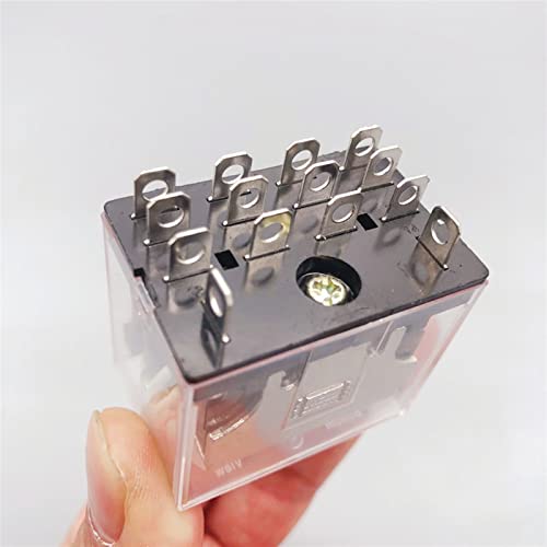 Relais électromagnétique LY4NJ 220V avec contact en argent durable - 4