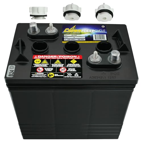 Powerstar CR220 Crown Cr-220 Group Gc2 6V 220 Ah Battery X4 thumb #5