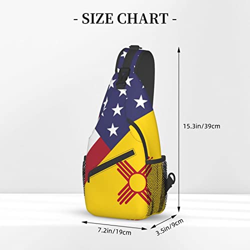 Mochila tipo bandolera unisex negra miniatura 4