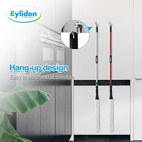 Eyliden MOP-FZ-02-SILVER With 2 Reusable Heads, Easy Wringing Twist Mop, With 57.5 Inch Long Handle, Wet Mops For Floor Cleaning thumb #6