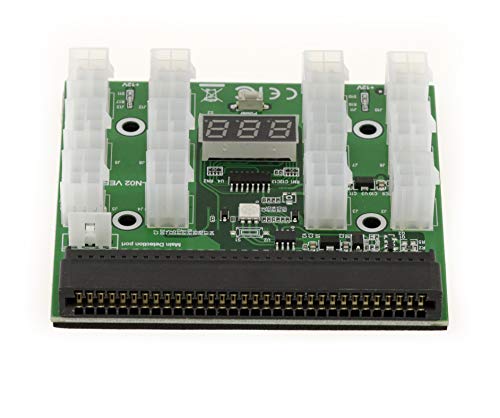 KALEA-INFORMATIQUE 1200w 750w BREAKOUT BOARD for HP power supply, 12 P6 connectors, Voltage display - Image 3