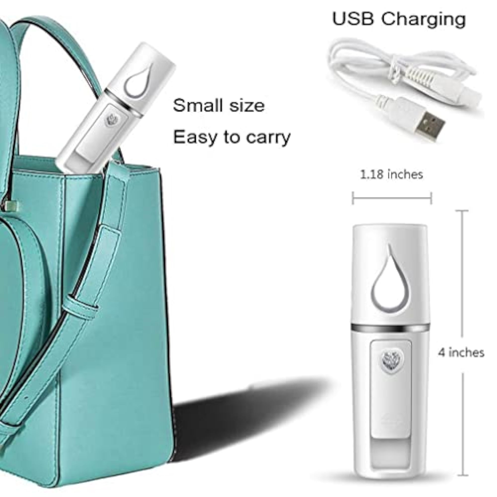 Portable Facial Steamer for Face, Nano Mist Vaporizer