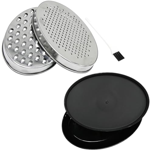 Rallador 2 en 1 con recipiente Armo Home plateado miniatura 4