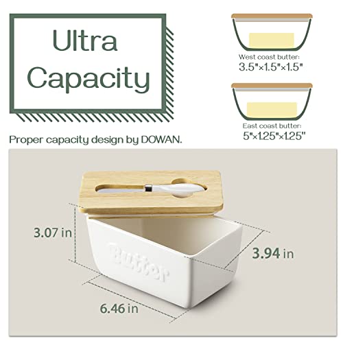 Dowan 6.5" Grey Large Butter Dish & Extra Large Butter Dish #TOP6