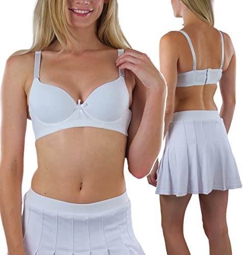 Image of ToBeInStyle Women's Pack of 6 Classic Style Underwire Supportive Padded Bras