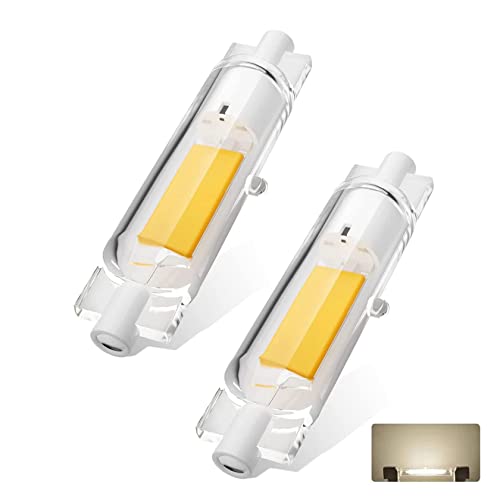 GYCS R7s 78mm Led 20W Regulable Bombilla LED Lineal R7s Blanco Natural 4000K J78 T3 2000LM Equivalente A Bombilla Halógena de AC220-240V para Iluminación en Salón Hogar Hotel 2uds Cover
