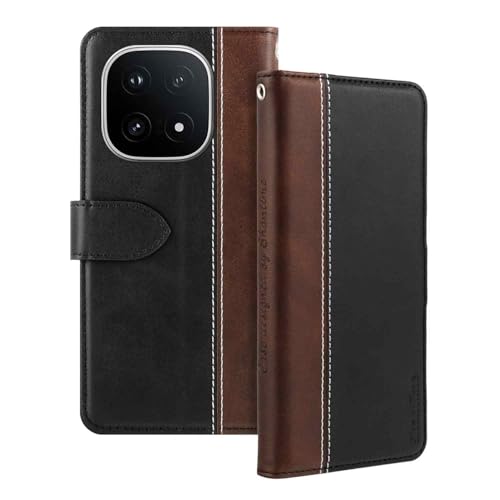 Shantime ���U�[�t���b�v�P�[�X Vivo IQOO 15 5G �Ƃ̌݊������� �J�[�h�z���_�[�t�� RFID�u���b�N �}�O�l�b�g�L�b�N�X�^���h �X�����t�B�b�g �r�W�l�X�ی�J�o�[(�u���b�N)