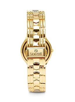 18K ゴールド Samstar Men's Tungsten Band Analog Watch 8009-MD: Buy Online