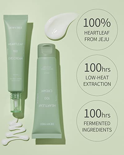 Dewytree Heartleaf 100 Cream, Vegan Soothing & Moisturizing Face Cream With Centella Asiatica & Hyaluronic Acid, Strengthen Moisture Barrier & Ph Balancing For Sensitive Skin, 1.69Oz. #TOP2