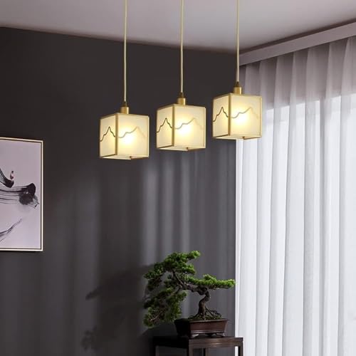 Lámparas colgantes cuadradas LED de estilo industrial para comedor y cocina 3