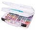 ArtBin 6962AB Quick View Deep Base Carrying Case with Removable Dividers and Tray, Portable Art & Craft Storage Box, 15