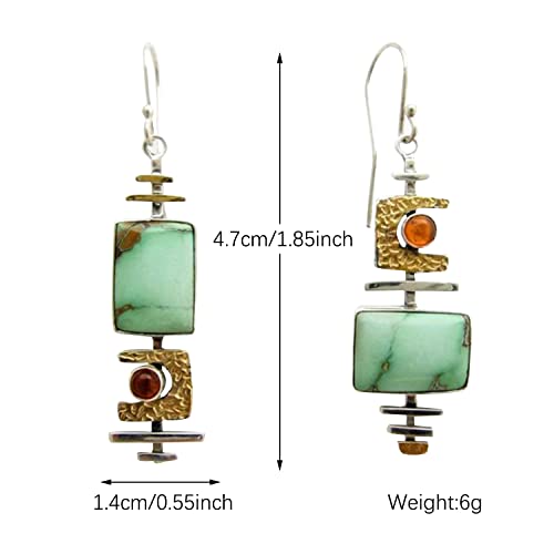 Kafu Handmade Boho Earrings Vintage Gold Lightweight Drop Dangle Statement Jewelry Gifts For Women  thumb #1