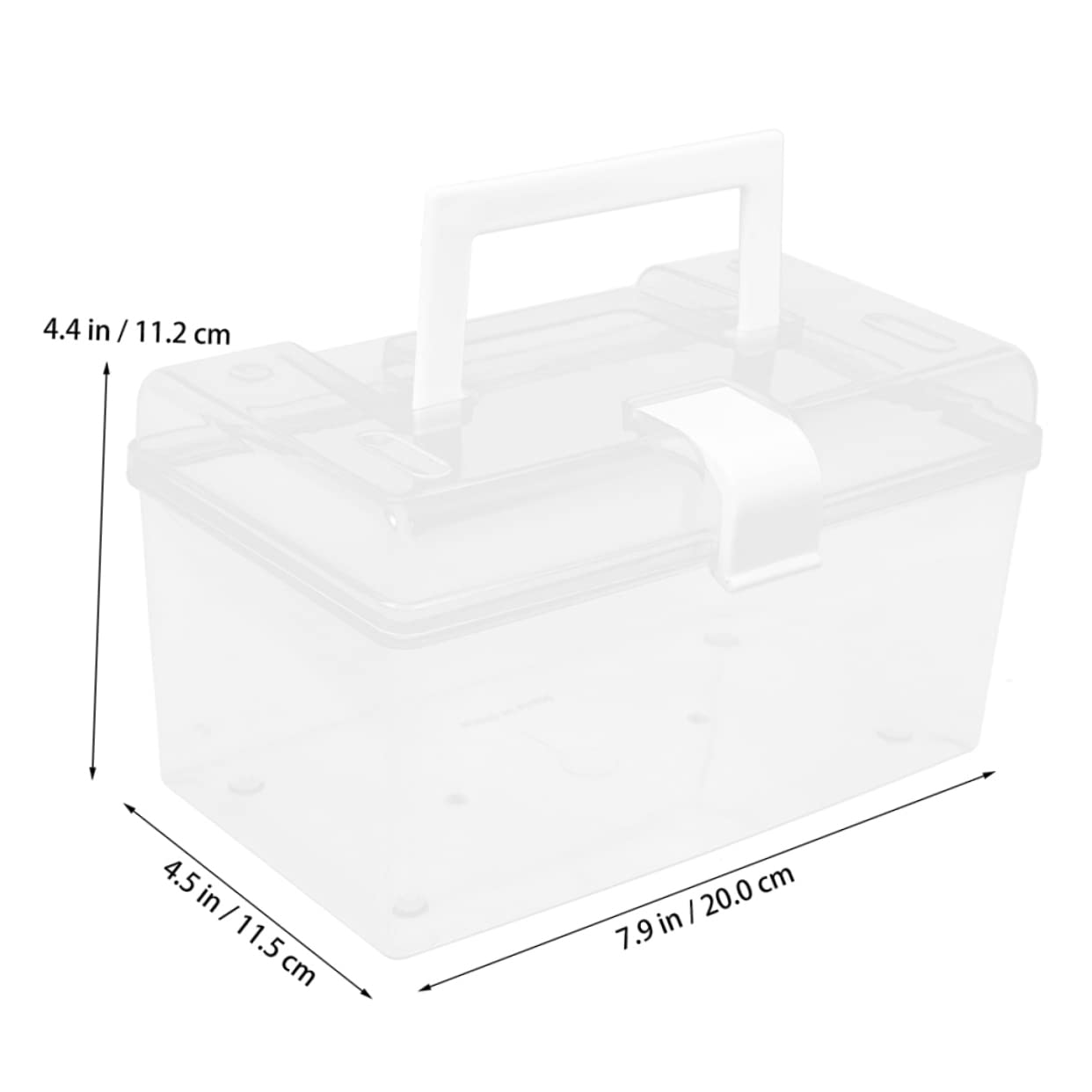 PRETYZOOM 1set Dustproof Storage Box Face Lid Travel Case Holder LED Rectangular Clear with Facial Mask Multifunctional Mask Dispenser Plastic Transparent 2pcs