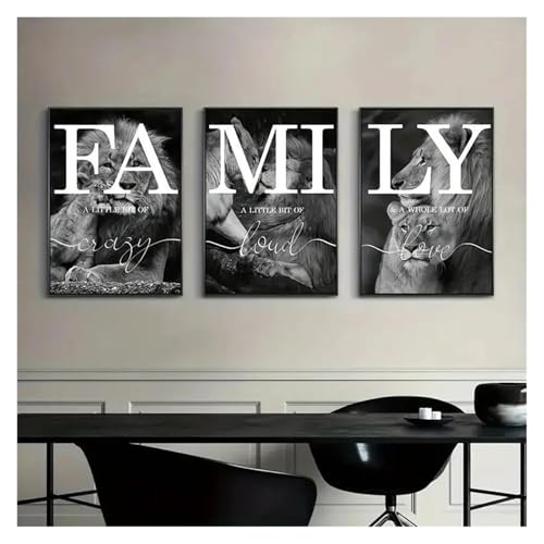 Affiche en toile d'art moderne tableau triptyque 50x70cm cuisine