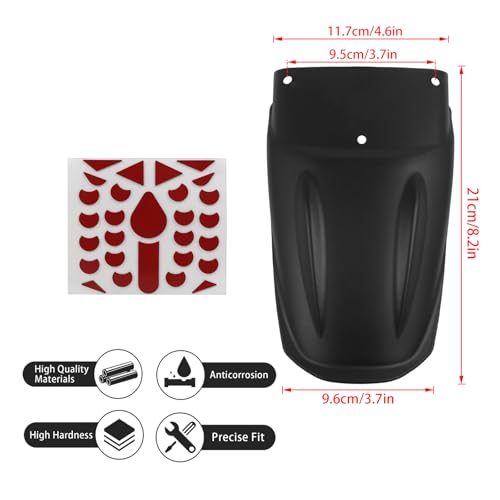 Image of CHIFUN Front Fender Mudguard Extender for Suzuki V-strom 800 Vstrom 800DE DL800 DL800DE 2023-2026, Motorcycle Wheel Cover Splash Guard Extension Dust Guards