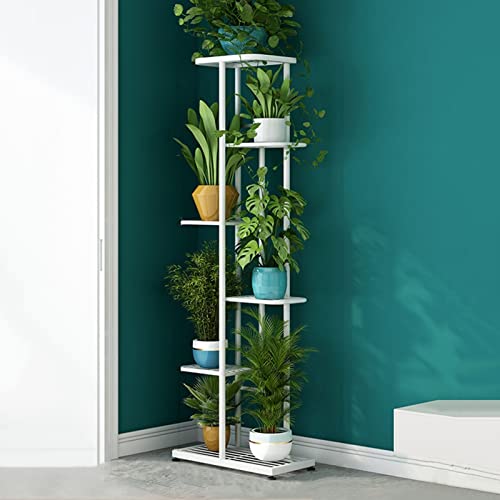 Generisch Pflanzenständer für draußen – Blumenständer für drinnen, Blumentopfständer aus Eisen im amerikanischen Stil, bodenstehendes Lagerregal, für Ausstellungsregale im Garten/Eck/Balkon/