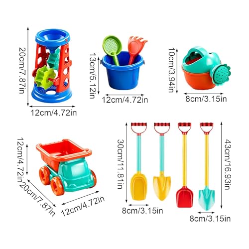 Jouets de plage pour enfants avec kit de château de sable d'été