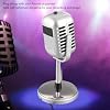 OPPWONG Classic Style Vintage Microphone with Clear Sound Ideal for Stage Studio Performance, Durable Metal Exterior Design #4
