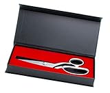 Rhein Instrumente Zackenschere Stoffschere- Zickzackschere für Stoff- Papierschere- Zackenschere zum basteln nähen schneidern- edles Design - ca. 20 cm = 8