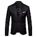 Mens Suit Jacket Slim Fit Sport Coat 1 Button Notched Lapel Tops Jackets Casual Fashion Business Dress Blazer (L-cm,Light Grey)