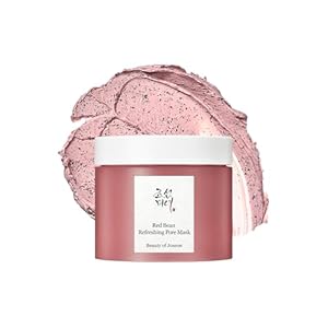 Beauty of Joseon Red Bean Pore Refreshing Mask Mud Cream Hydrating Wash Off Pack, Pore Cleansing Exfoliator, Korean Skin Care for Men and Women 140ml, 4.73 fl.oz