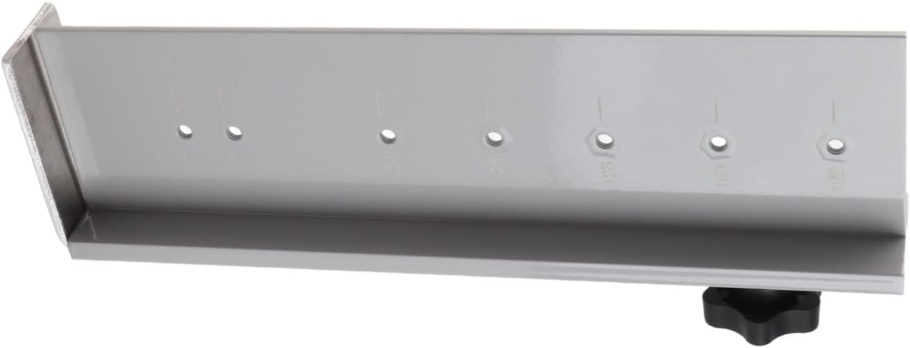 Handle Punching Locator, Aluminum Alloy Expandable Hole Locator with 7 Holes and 2 - Step Positioning for Cabinet Door Drawer Handle Installation, Silver