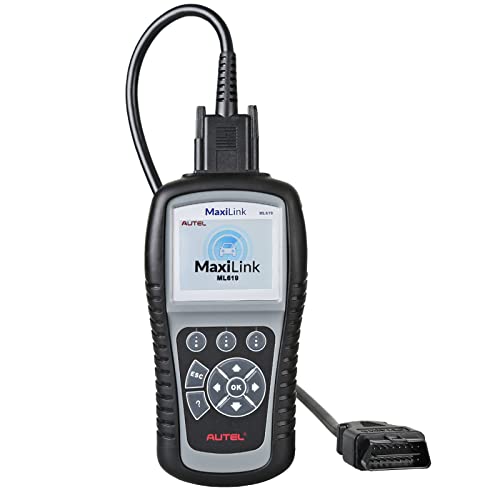 Autel Lecteur de Code OBD2 - MaxiLink ML619 Outil de Diagnostic Auto avec Fonctions OBD2 Complètes et Diagnostic de ABS/SRS (Airbag)
