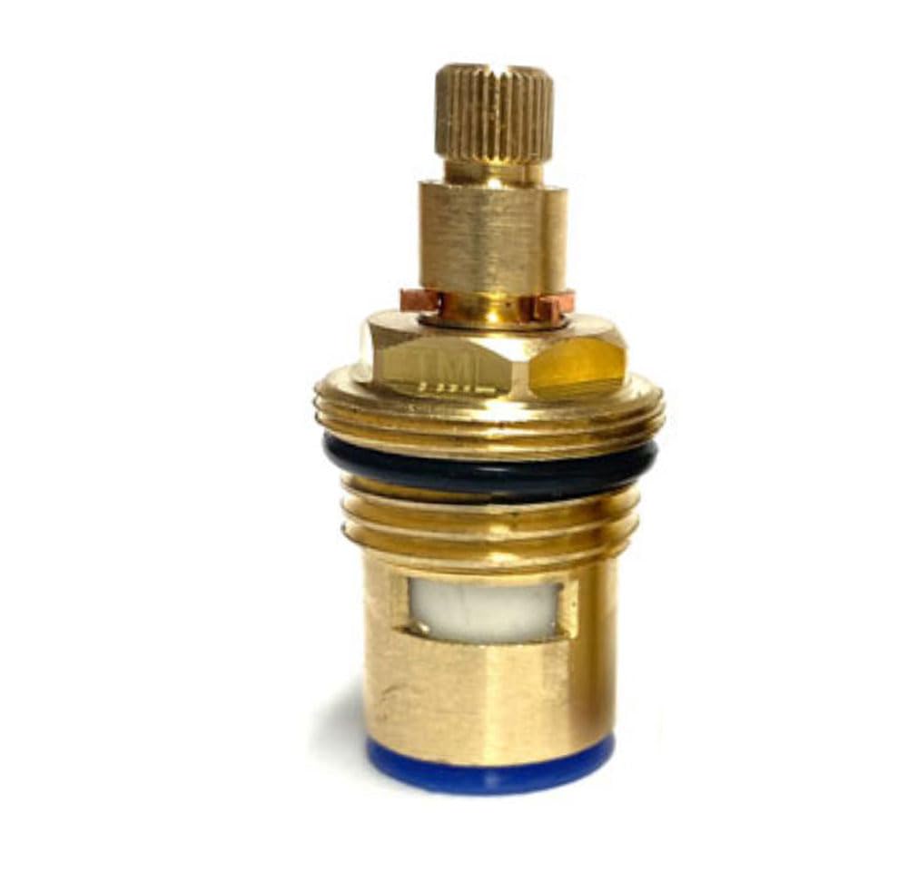 32 Spline Quarter Turn Tap Cartridge Valve x 47mm Height Single Anticlockwise Open