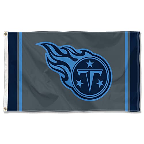 Tennessee Titans Blackout Sideline Flag Outdoor Indoor 3x5 Foot Banner