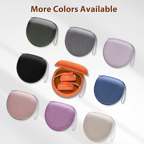 Image of Headphone Headset Case for BERIBES /Skullcandy /Yoto /Beats /JBL /JLab /TOZO / /Picun /KVIDIO Noise Cancelling Over-Ear Foldable Headphone (Orange)