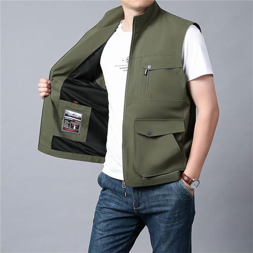 Gilet d'été cargo multipoche sans manches respirant et confortable - 5